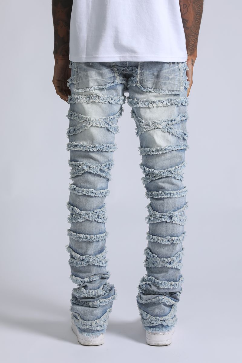 SUPPLY STACKED JEANS LT WASH FALCON (SPD25-8)