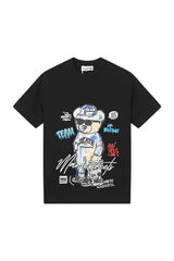 Kids Black Label "TEDDY" Crew Neck T-Shirt  (Black)