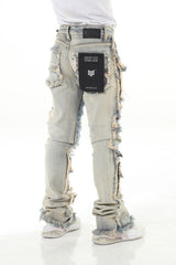Stack Flare Boys 7 Pkt KHAKI (8-20)