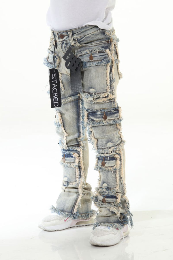 Stack Flare 7 Pkt KHAKI (2 TO 7)