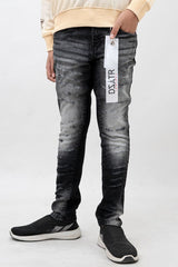 KIDS SKINNY JEANS (BLACK GRATE)