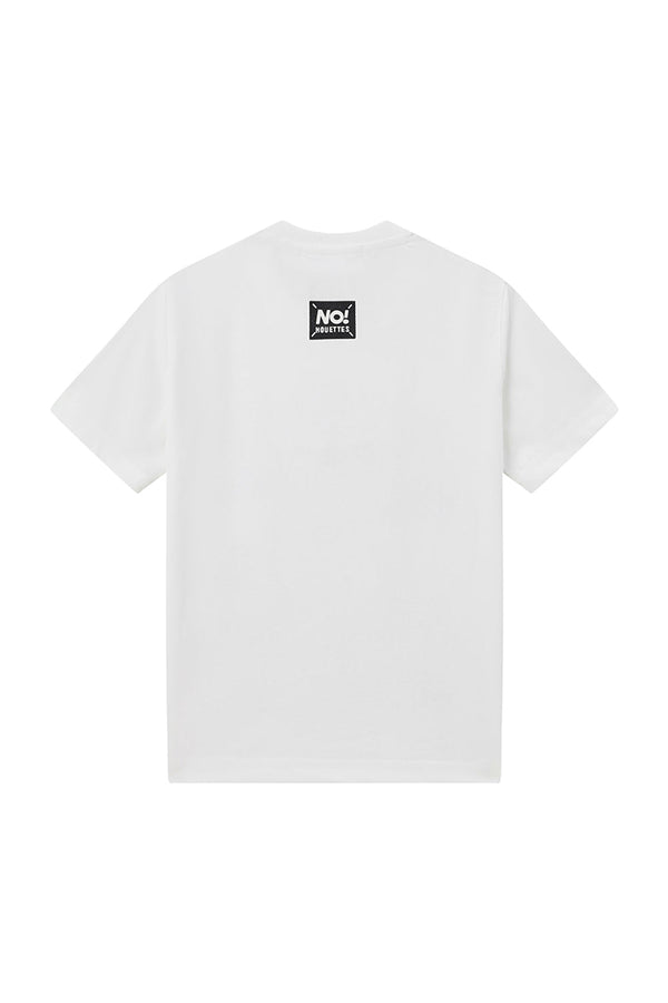 Kids Black Label "TEDDY" Crew Neck T-Shirt  (White)