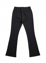 SOLID STACK FLEECE PANTS (BLACK)