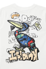 Kids Black Label "ISLAND" Crew Neck T-Shirt (Black)