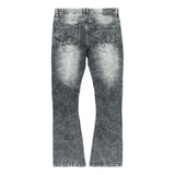 FR0ST ALONO 36" STACKED JEANS (F1712A) BLACK WASH