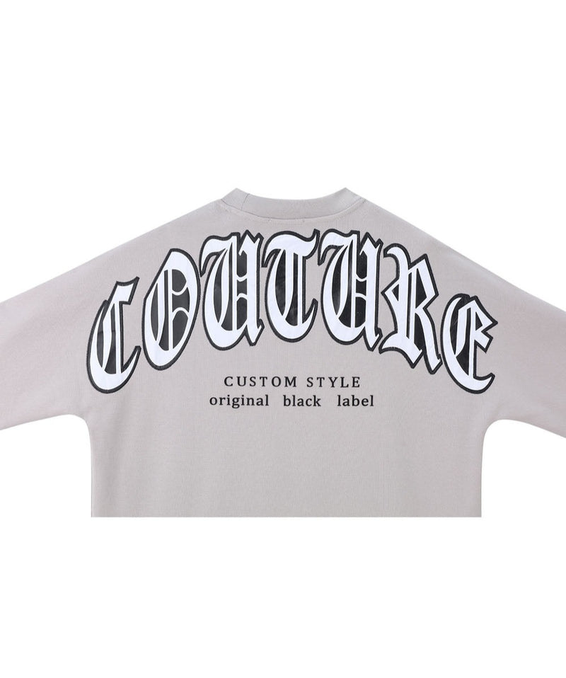 Men Black Label "COUTURE" Oversize T-Shirt