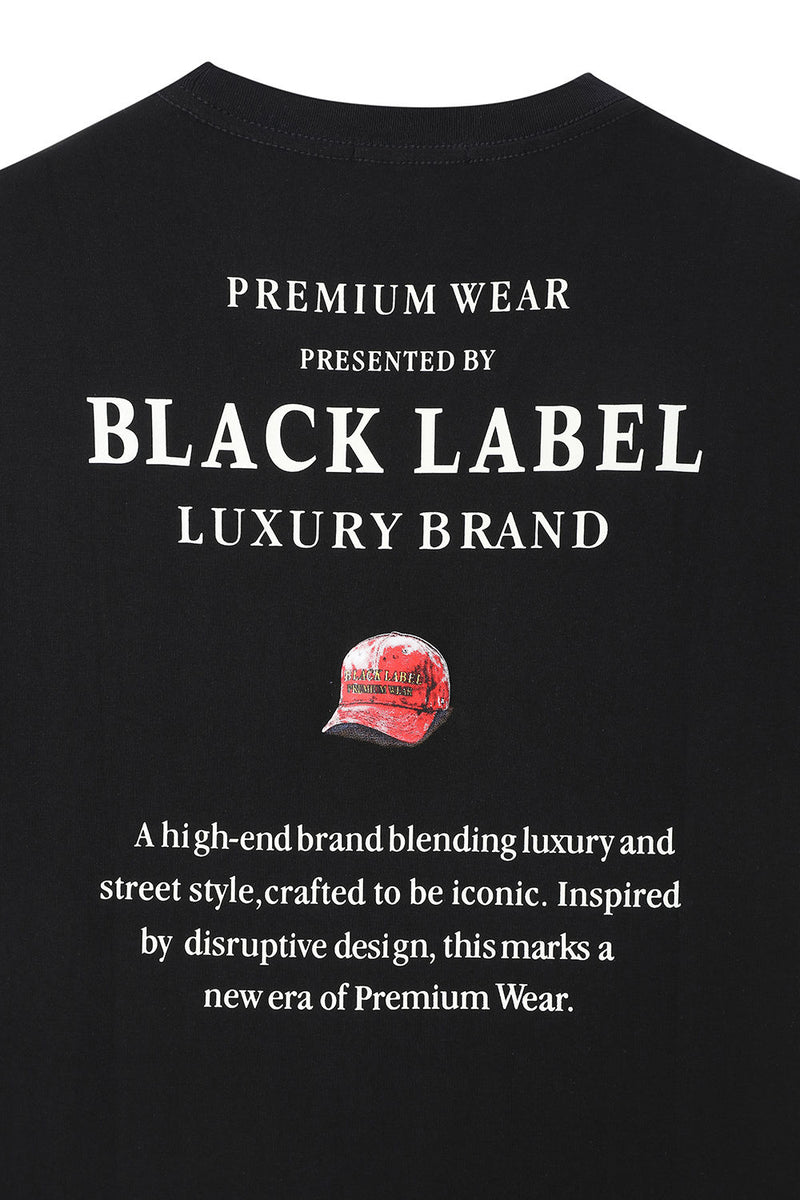 Men Black Label "PREMIUM" T-Shirt (BLACK)