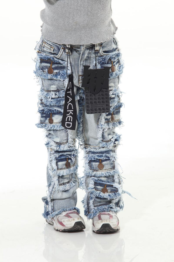 Stack Flare 7 Pkt Lt Blue (2 TO 7)