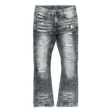 FR0ST ALONO 36" STACKED JEANS (F1712A) BLACK WASH