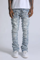 SUPPLY STACKED JEANS LT WASH FALCON (SPD25-8)