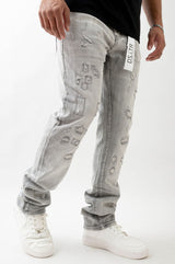 SUPER STRETCH DENIM - STRAIGHT FIT (GRAY)
