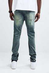 BOY'S RIP AND REPAIR DENIM (TT-50117B) TINT BLUE