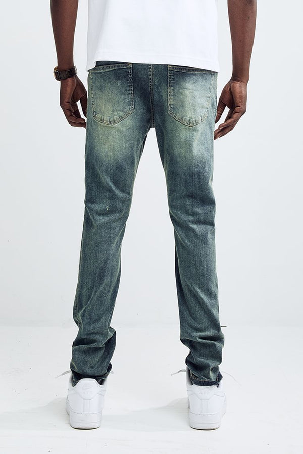 BOY'S RIP AND REPAIR DENIM (TT-50117B) TINT BLUE