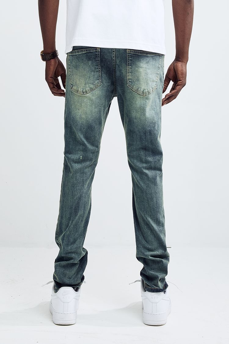 BOY'S RIP AND REPAIR DENIM (TT-50117B) TINT BLUE
