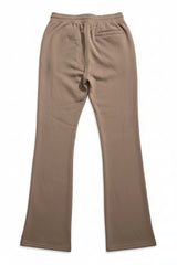 SOLID STACK FLEECE PANTS (KHAKI)