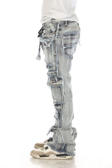 Stacked Flare 7 PKT Light Wash (7PKT - 02