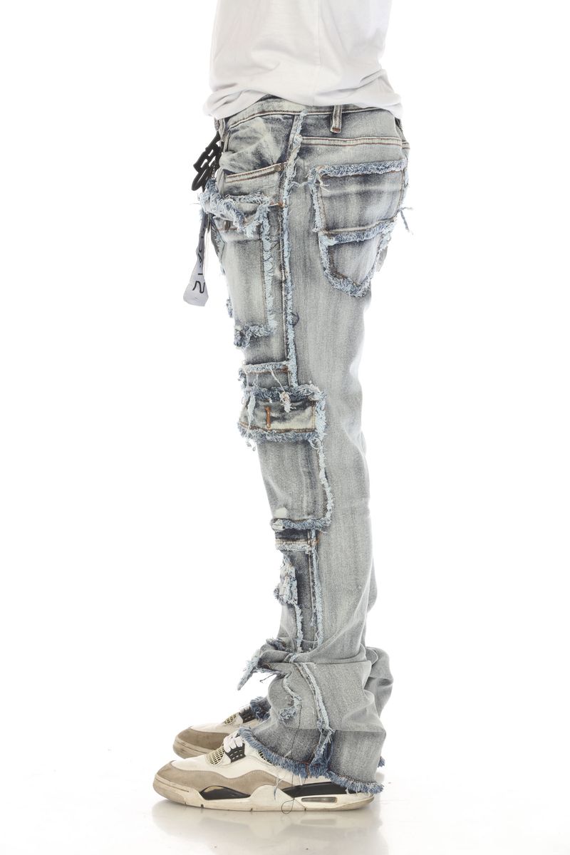 Stacked Flare 7 PKT Light Wash (7PKT - 02