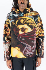 TAPESTRY PULLOVER HOODIE (BLACK)