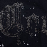 Gold Rush Distressed and Splattered Oversized Knit