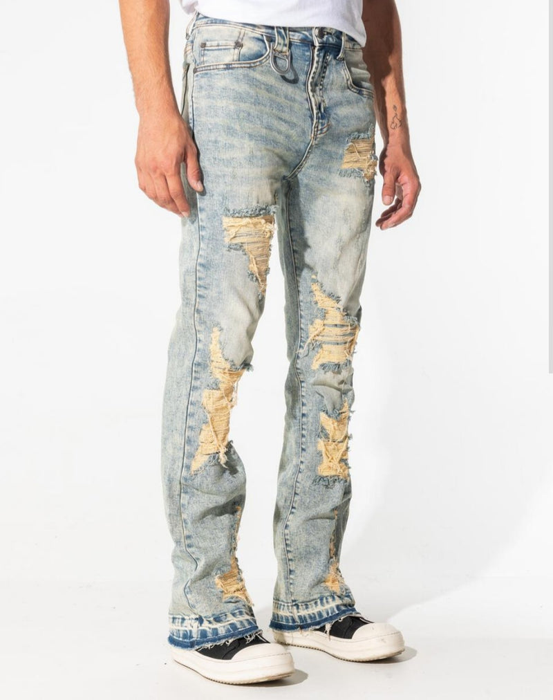 RIVE - STACKED DENIM (STONED INDIGO)