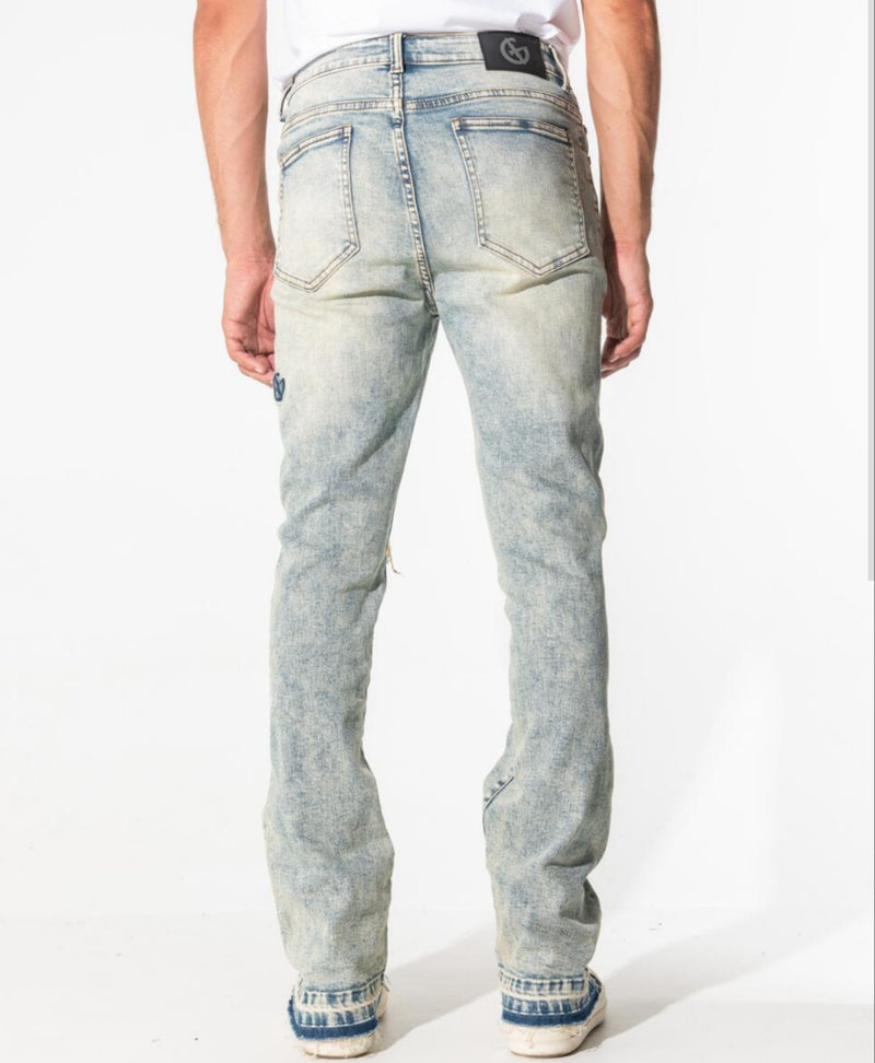 RIVE - STACKED DENIM (STONED INDIGO)