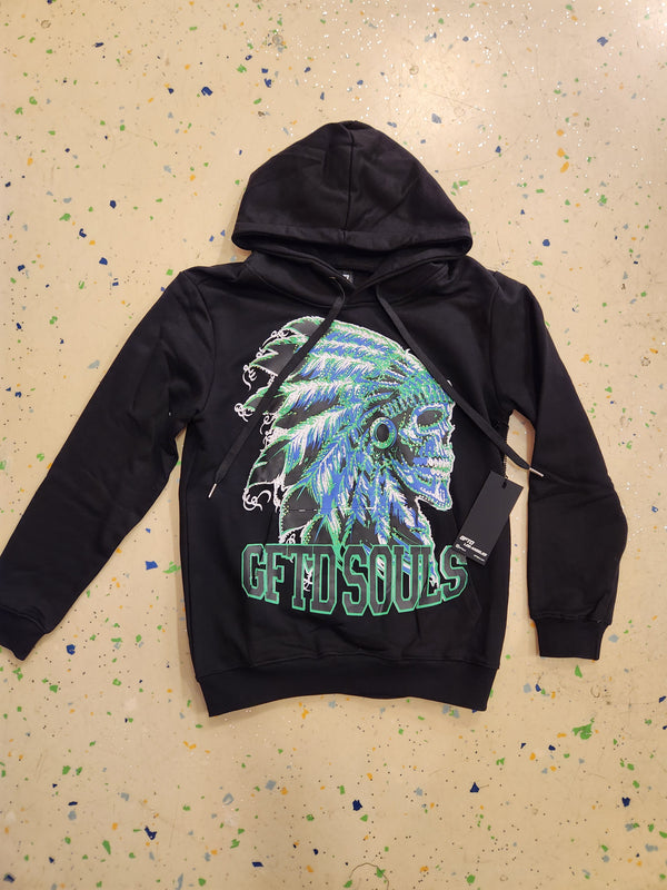 GH DWAYNE BLK HOODIE