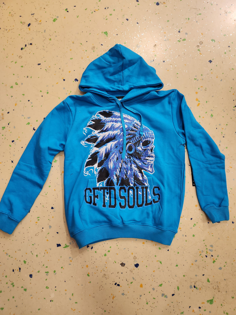 GH DWAYNE HOODIE BLUE