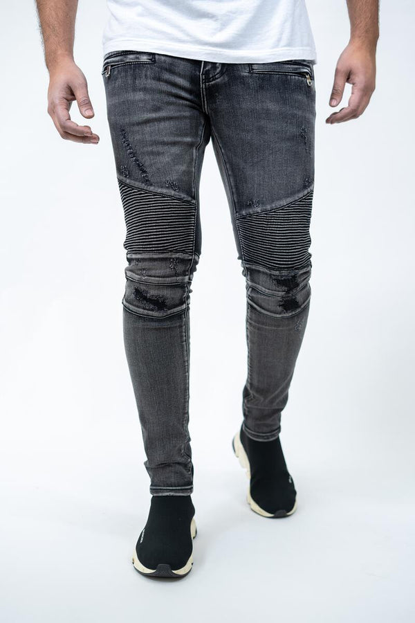 ROME PREMIUM STRETCH BIKER DENIM