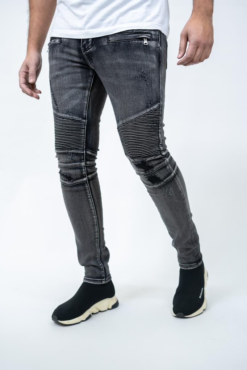 ROME PREMIUM STRETCH BIKER DENIM