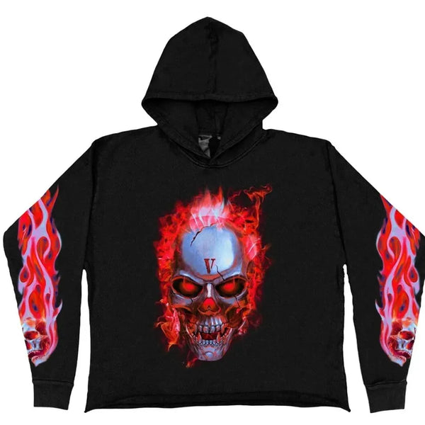 RED SKULLY HOODY