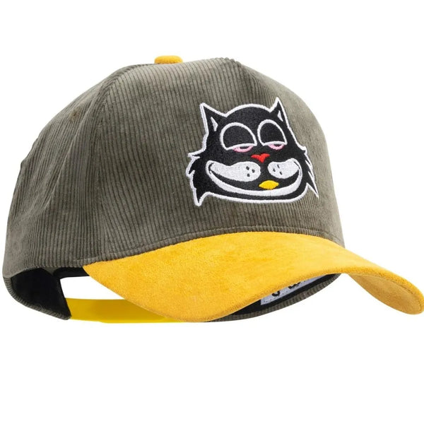 Black Cat Corduroy / Suede Baseball Cap