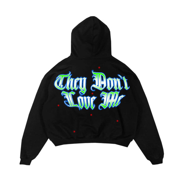 TOXIC PUNK HOODY (TOXICPUNKHOODYBLK)